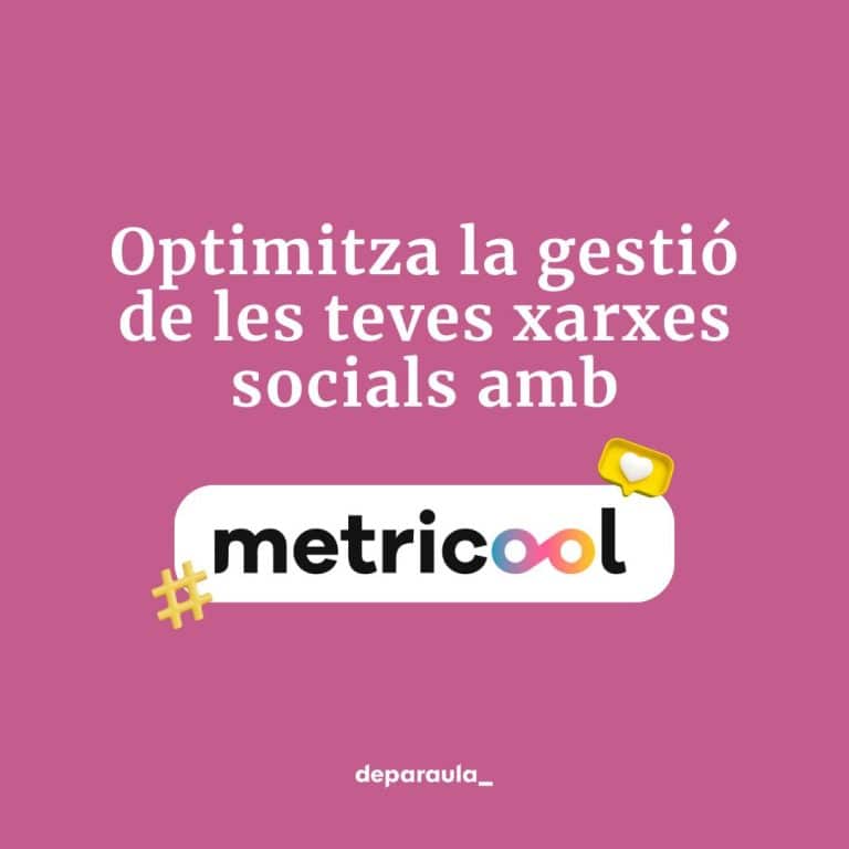 Portada - Optimitza la gestió de les teves xarxes socials amb Metricool